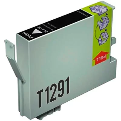 Tinteiro Epson Compatível T1291 - Preto