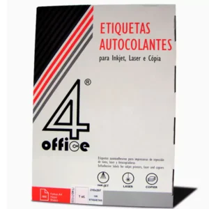 Etiquetas autocolantes 4Office 105x37 - 100 Folhas