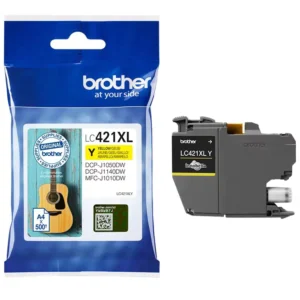 Tinteiro Brother Original LC421 XL Amarelo (LC421XLY)
