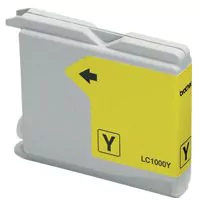 Tinteiro Brother Compatível LC970Y / LC1000Y Amarelo