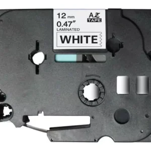 Fita Laminada Compatível Brother TZE-231 - 12mm x 8 metros Preto/Branco