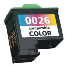 Tinteiro Lexmark Compatível Nº 26 / Nº 27 tricolor