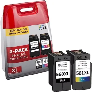 Conjunto 2 Tinteiros Canon PG-560XL / CL-561XL Original (3712C008)