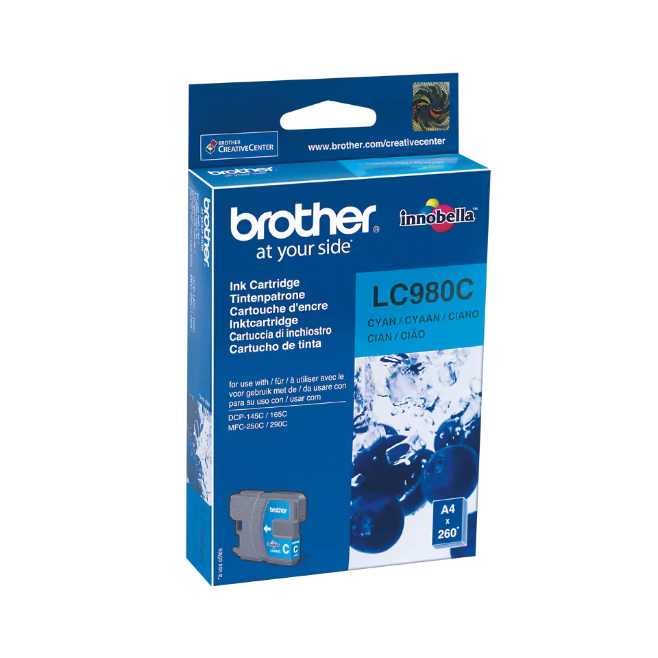 Tinteiro Brother Original LC980 Azul (LC980C)