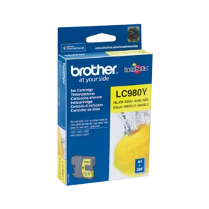 Tinteiro Brother Original LC980 Amarelo (LC980Y)