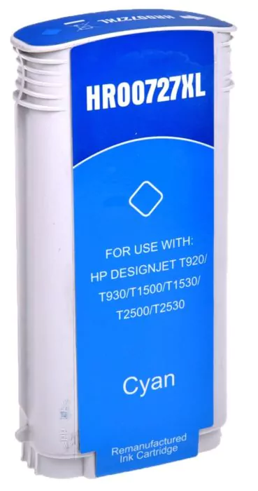 Tinteiro HP Compatível 727 Azul (B3P19A)