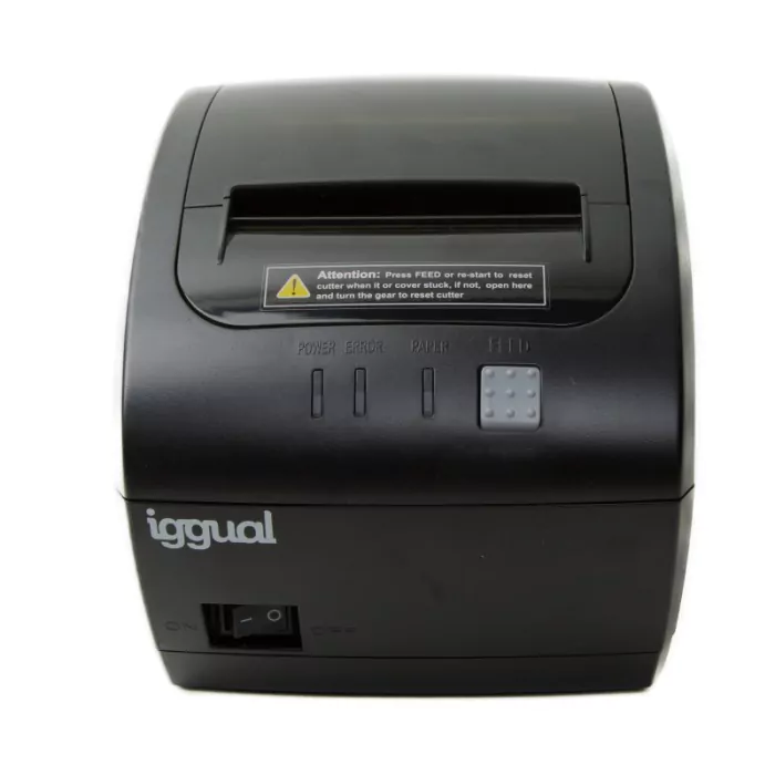 Impressora Térmica POS Iggual TP7001 Usb+RS232+RJ45 Preta