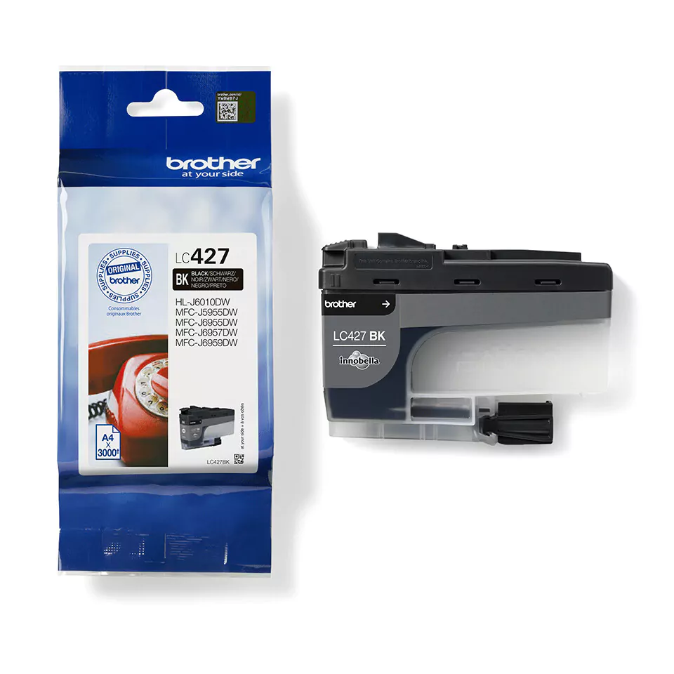 Tinteiro Brother Original LC427 Preto (LC427BK)