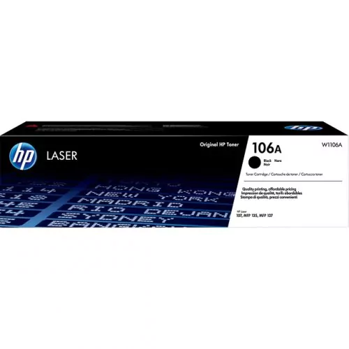 Toner HP LaserJet Original 106A Preto (W1106A)