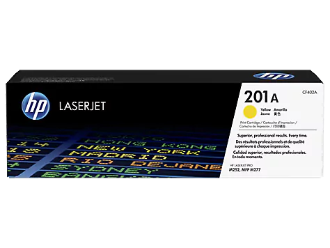 Toner HP LaserJet Original 201A Amarelo (CF402A)