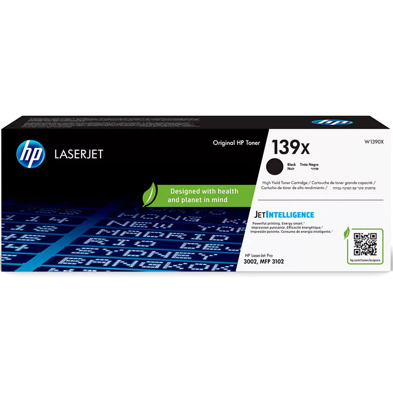 Toner HP Laserjet Original 139X Preto (W1390X)